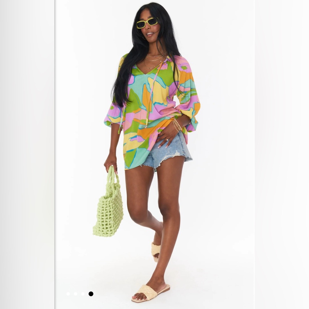 Summer sherbet Char Tunic show me your mumu size M